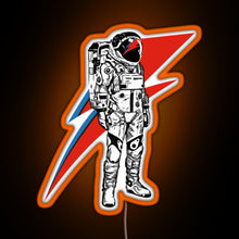 Charger l'image dans la galerie, Classic David Bowie Theres A Atarman Gift Men Women RGB neon sign orange