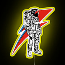 Charger l'image dans la galerie, Classic David Bowie Theres A Atarman Gift Men Women RGB neon sign yellow