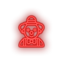 Charger l'image dans la galerie, clown Amusement carnival circus clown funny joker parade Neon led factory