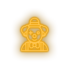 Charger l'image dans la galerie, warm_white clown led amusement carnival circus clown funny joker parade neon factory