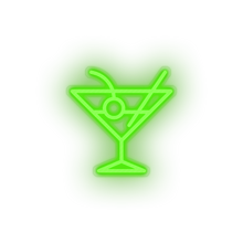 Charger l'image dans la galerie, green cocktail led alcohol cocktail drink holiday tourism travel vacation neon factory