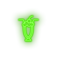 Charger l'image dans la galerie, cocktails Cherry cocktails drink love relationship romance valentine day Neon led factory