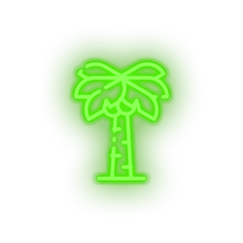 Charger l'image dans la galerie, green coconut_tree led beach coconut tree holiday palm tree recreation summer vacation neon factory