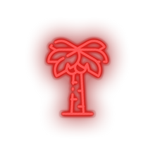 Charger l'image dans la galerie, red coconut_tree led beach coconut tree holiday palm tree recreation summer vacation neon factory