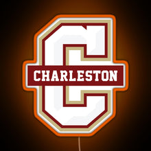 Charger l'image dans la galerie, College of Charleston Cougars RGB neon sign orange