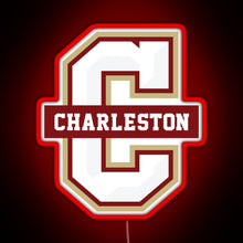 Charger l'image dans la galerie, College of Charleston Cougars RGB neon sign red