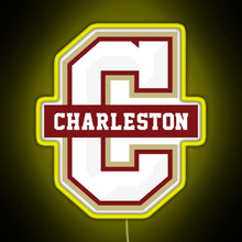 Charger l'image dans la galerie, College of Charleston Cougars RGB neon sign yellow