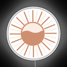 Charger l'image dans la galerie, Colorful sun RGB neon sign white