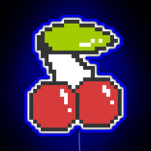 Charger l'image dans la galerie, Cool 8 bit cherry RGB neon sign blue