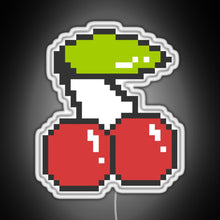 Charger l'image dans la galerie, Cool 8 bit cherry RGB neon sign white