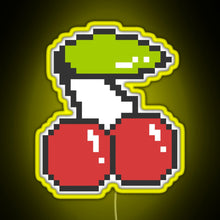 Charger l'image dans la galerie, Cool 8 bit cherry RGB neon sign yellow