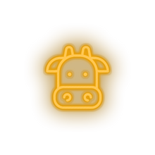 Charger l'image dans la galerie, cow Animal cartoon cow farm fauna herbivore zoo Neon led factory