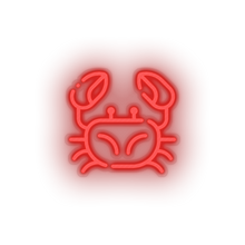 Charger l'image dans la galerie, red crabs led animal beach crab holiday seafood summer vacation neon factory