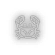 Charger l'image dans la galerie, white crabs led animal beach crab holiday seafood summer vacation neon factory