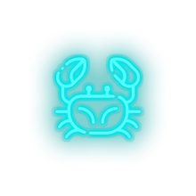 Charger l'image dans la galerie, ice_blue crabs led animal beach crab holiday seafood summer vacation neon factory