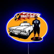 Charger l'image dans la galerie, Crazy Taxi B D Joe 2D RGB neon sign blue