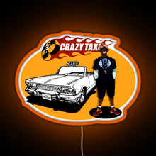 Charger l'image dans la galerie, Crazy Taxi B D Joe 2D RGB neon sign orange