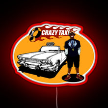 Charger l'image dans la galerie, Crazy Taxi B D Joe 2D RGB neon sign red