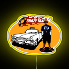 Charger l'image dans la galerie, Crazy Taxi B D Joe 2D RGB neon sign yellow