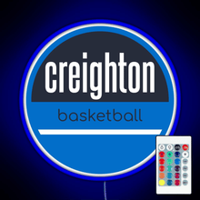 Charger l'image dans la galerie, creighton basketball RGB neon sign remote