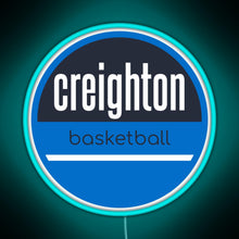 Charger l'image dans la galerie, creighton basketball RGB neon sign lightblue