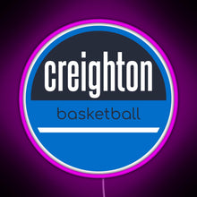 Charger l'image dans la galerie, creighton basketball RGB neon sign  pink