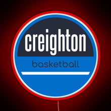 Charger l'image dans la galerie, creighton basketball RGB neon sign red