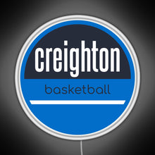 Charger l'image dans la galerie, creighton basketball RGB neon sign white