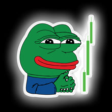 Charger l'image dans la galerie, Crypto Frog Meme Sell Signal neon sign