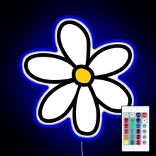 Charger l'image dans la galerie, Cute flower RGB neon sign remote