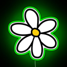 Charger l'image dans la galerie, Cute flower RGB neon sign green
