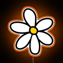 Charger l'image dans la galerie, Cute flower RGB neon sign orange