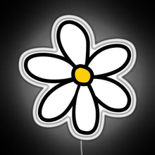 Charger l'image dans la galerie, Cute flower RGB neon sign white