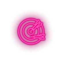 Charger l'image dans la galerie, pink dart led amusement carnival circus dart game parade target neon factory