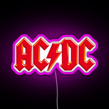 Charger l'image dans la galerie, DC AC RGB neon sign  pink