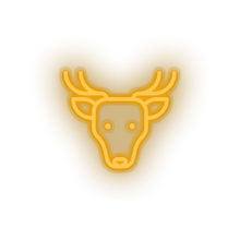 Charger l'image dans la galerie, warm_white deer led animal cartoon deer fauna herbivore roe zoo neon factory