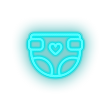Charger l'image dans la galerie, diaper family children heart care child kid baby Neon led factory
