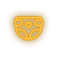 Charger l'image dans la galerie, warm_white diaper family children heart care child kid baby led neon factory