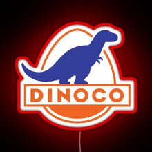 Charger l'image dans la galerie, Dinoco Cars RGB neon sign red