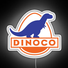 Charger l'image dans la galerie, Dinoco Cars RGB neon sign white