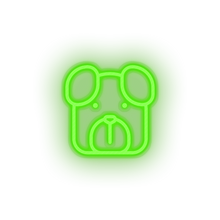 Charger l'image dans la galerie, green dog led animal carnivore cartoon dog house pet pet zoo neon factory