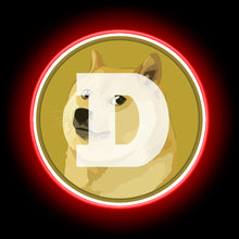 Charger l'image dans la galerie, Dogecoin neon factory sign