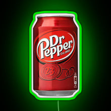 Charger l'image dans la galerie, Dr Pepper RGB neon sign green