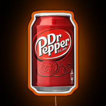 Charger l'image dans la galerie, Dr Pepper RGB neon sign orange