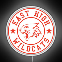 Charger l'image dans la galerie, East High Wildcats RGB neon sign white