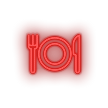 Charger l'image dans la galerie, red eat led culinary eat food holiday tourism travel vacation neon factory