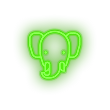 Charger l'image dans la galerie, elepant Animal bishop cartoon elephant fauna herbivore zoo Neon led factory