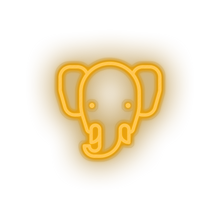 Charger l'image dans la galerie, warm_white elepant led animal bishop cartoon elephant fauna herbivore zoo neon factory