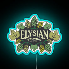 Charger l'image dans la galerie, Elysian Brewing RGB neon sign lightblue