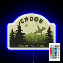 Charger l'image dans la galerie, Endor National Park RGB neon sign remote